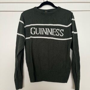 Guinness Men's Dark Green Crewneck Sweater